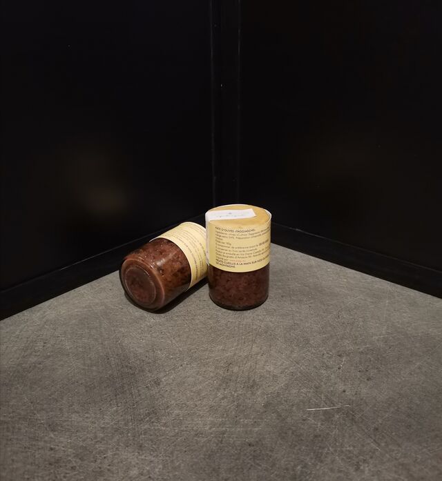 Pâte d'olives noires 90g=6.30€ 