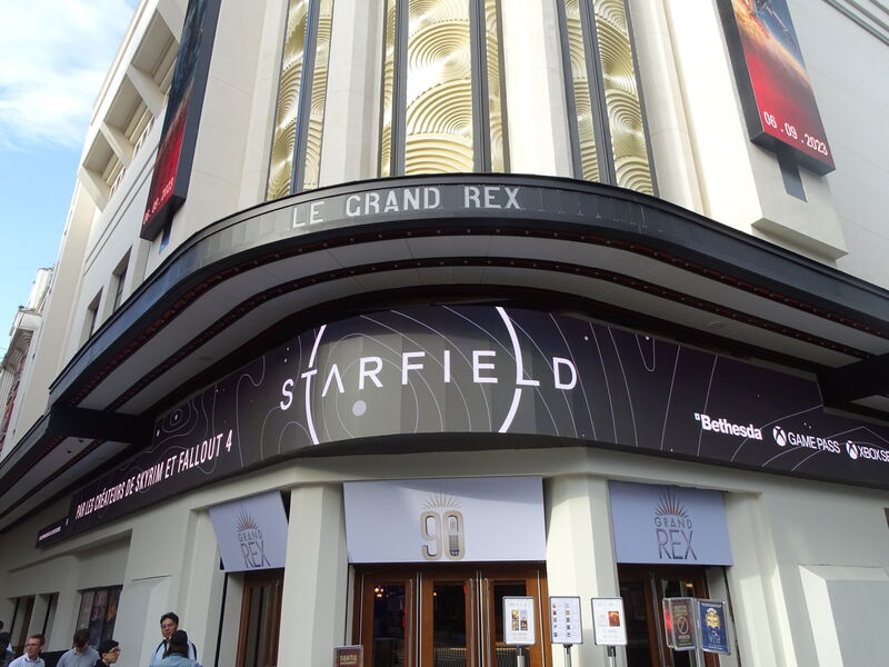 Invitation au Grand Rex du 2 septembre 2023 pour l'event Starfield !