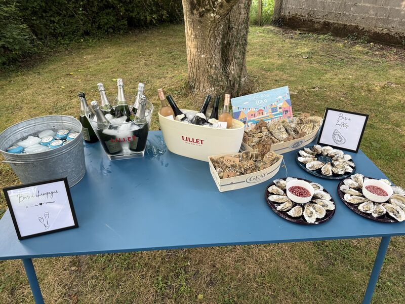 Atelier Huîtres avec accompagnements 🦪