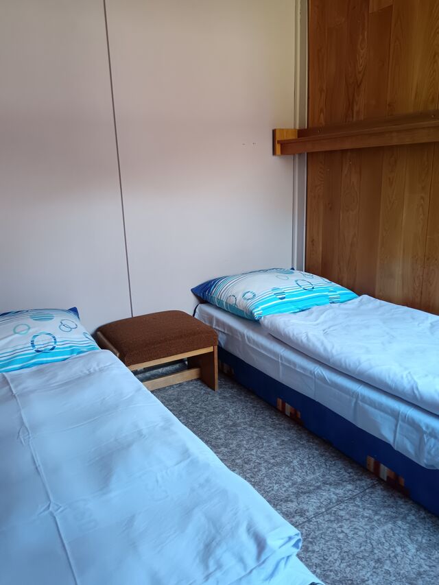 čtyřlůžková chatka