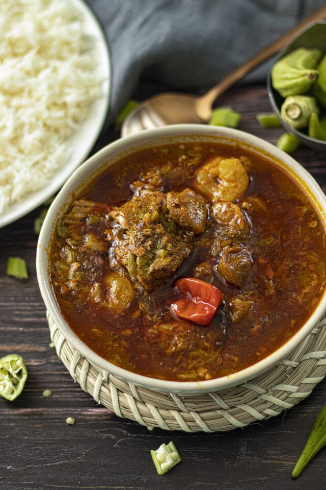 Soupe candia / sauce gombo 10€