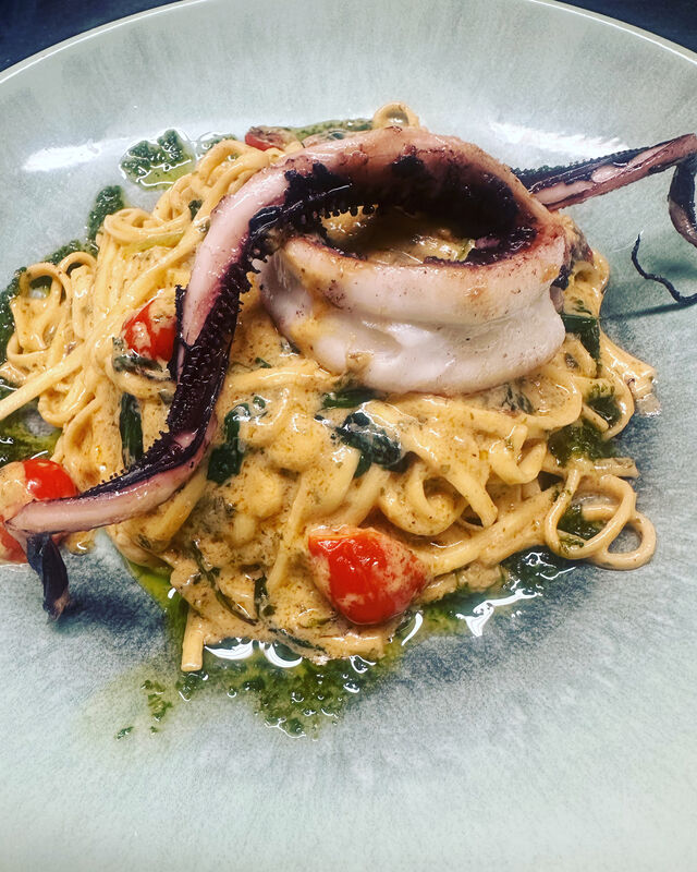Pasta mit Octopus