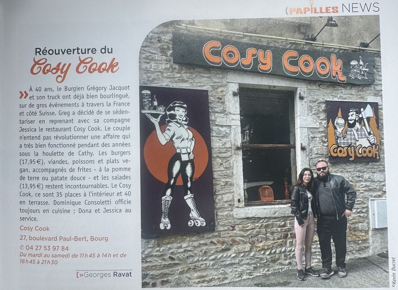 Réouverture du mythique Cosy Cook