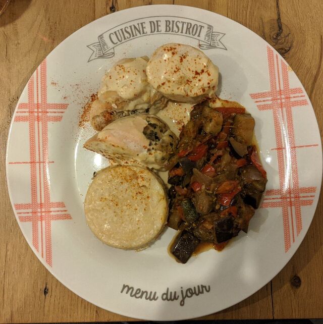 Ballotine de volaille.