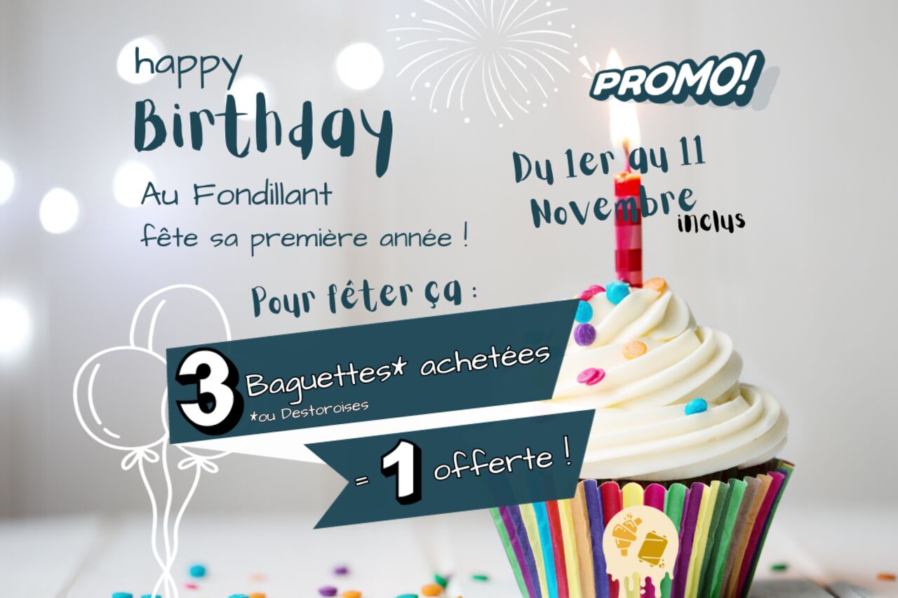 Au FONDILLANT fête ses 1 an !