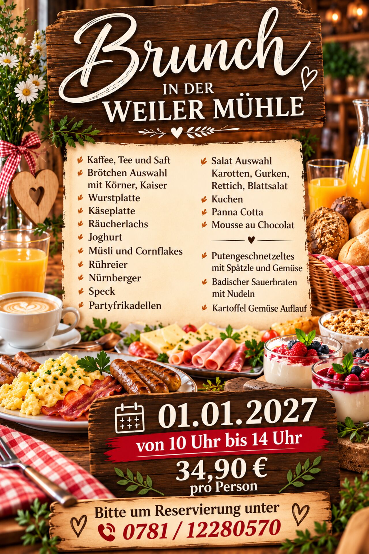 Brunch zum Neujahr 2027