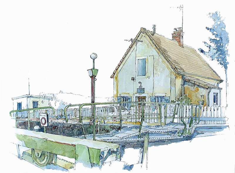 Exposition Valérie ORSAT Urban Sketcher déc. 22