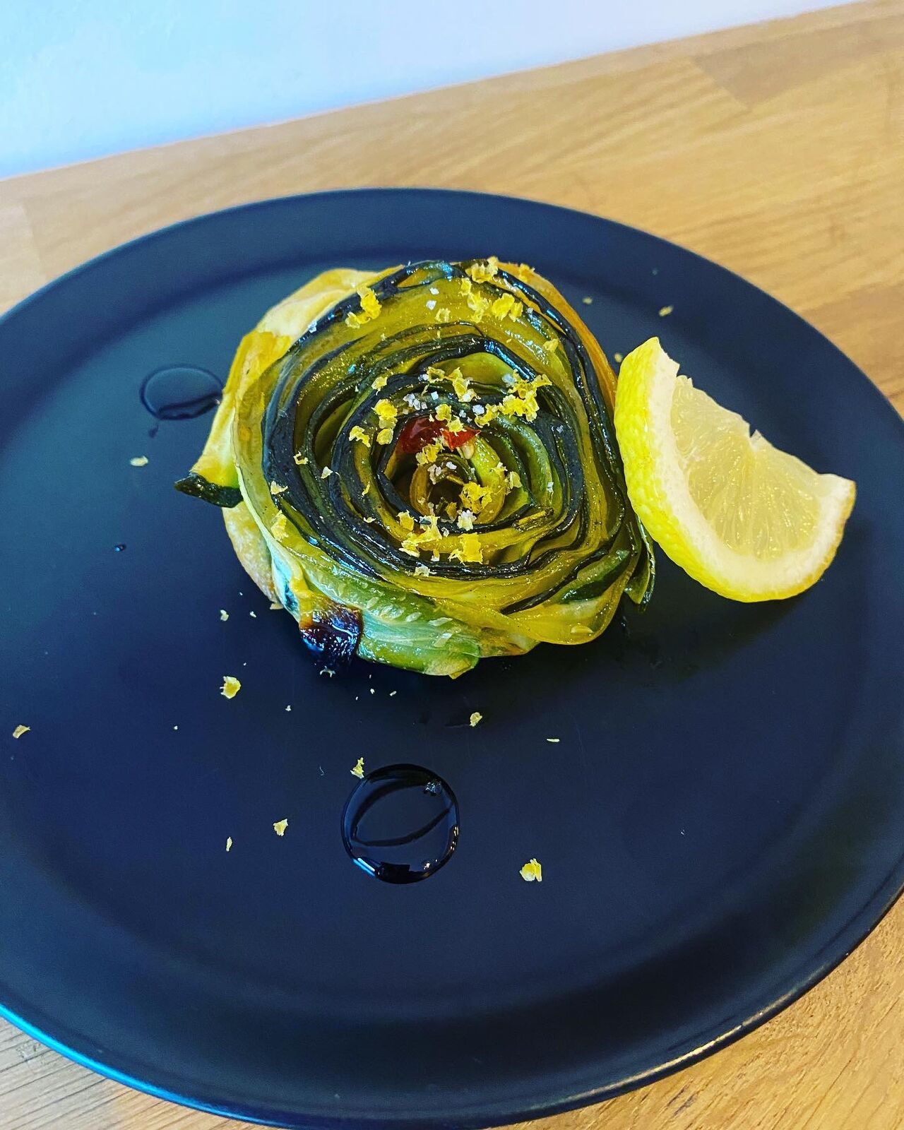 Tatin de courgettes 