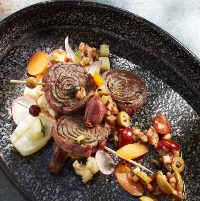 SUCETTE DE VEAU A LA SALTIMBOCCA