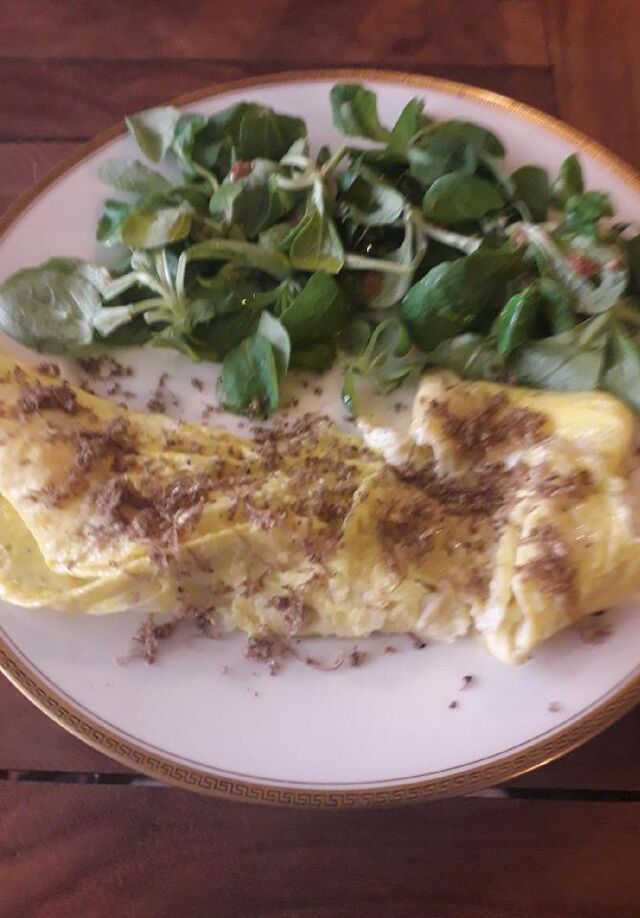 Omelette à la truffe