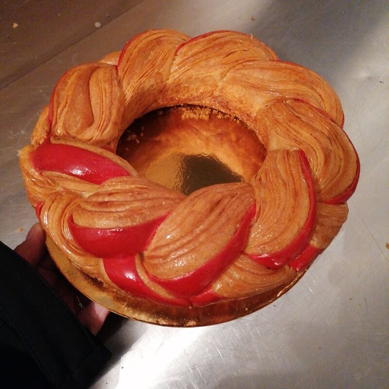 Couronne de Noël à la cannelle