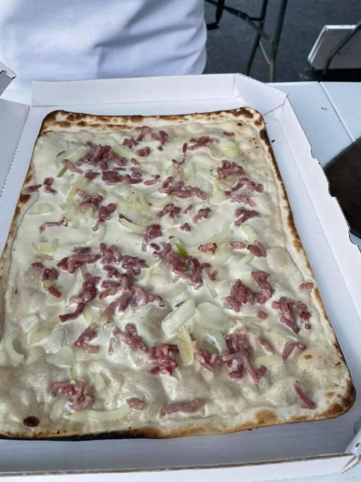 Délicieuse tarte flambée