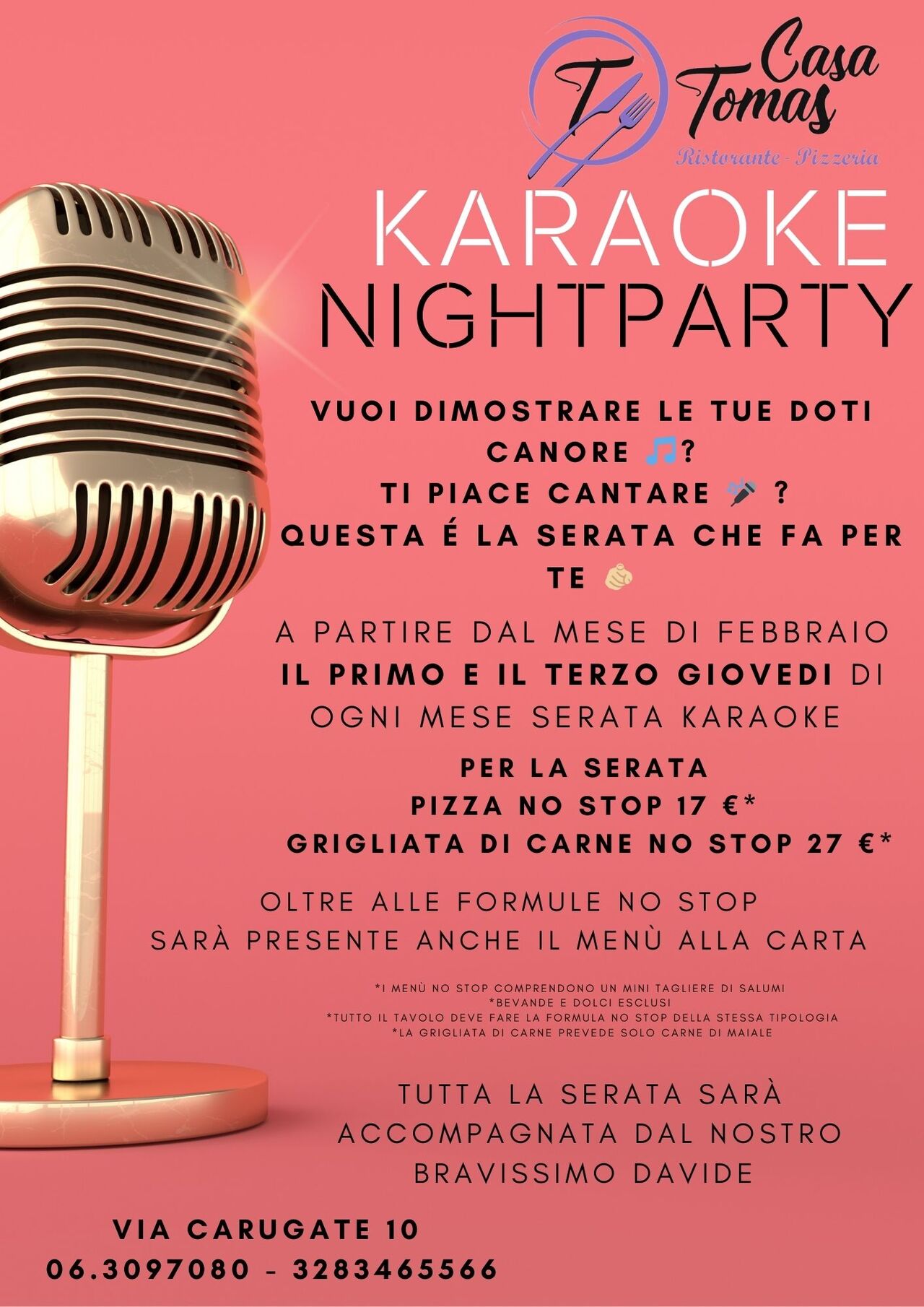 Karaoke a Casa Tomas