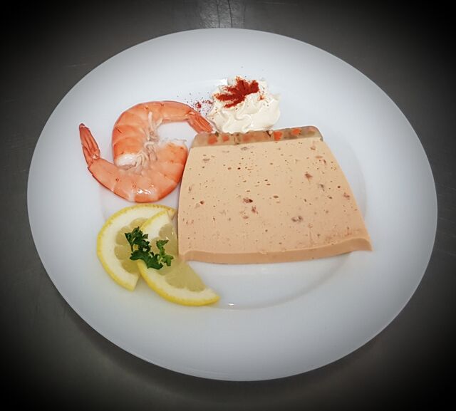 Terrine de la mer et ses crevettes fraiches