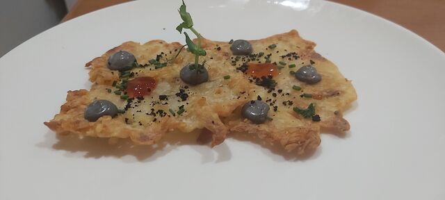 Tortitas de Camaron Con Mayo de Acero y Mayo estilo Japo