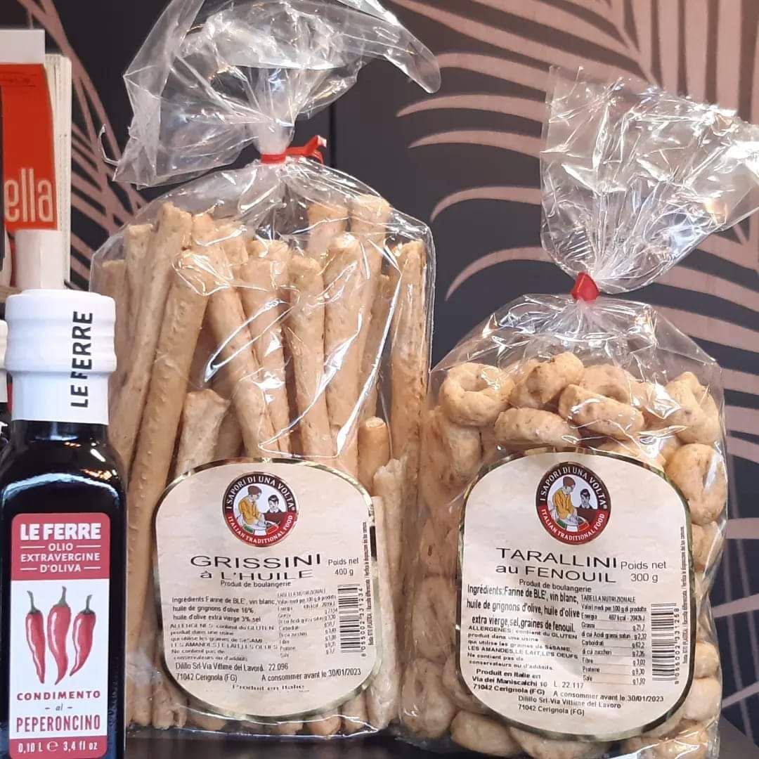 Taralli et grissini artisanale 