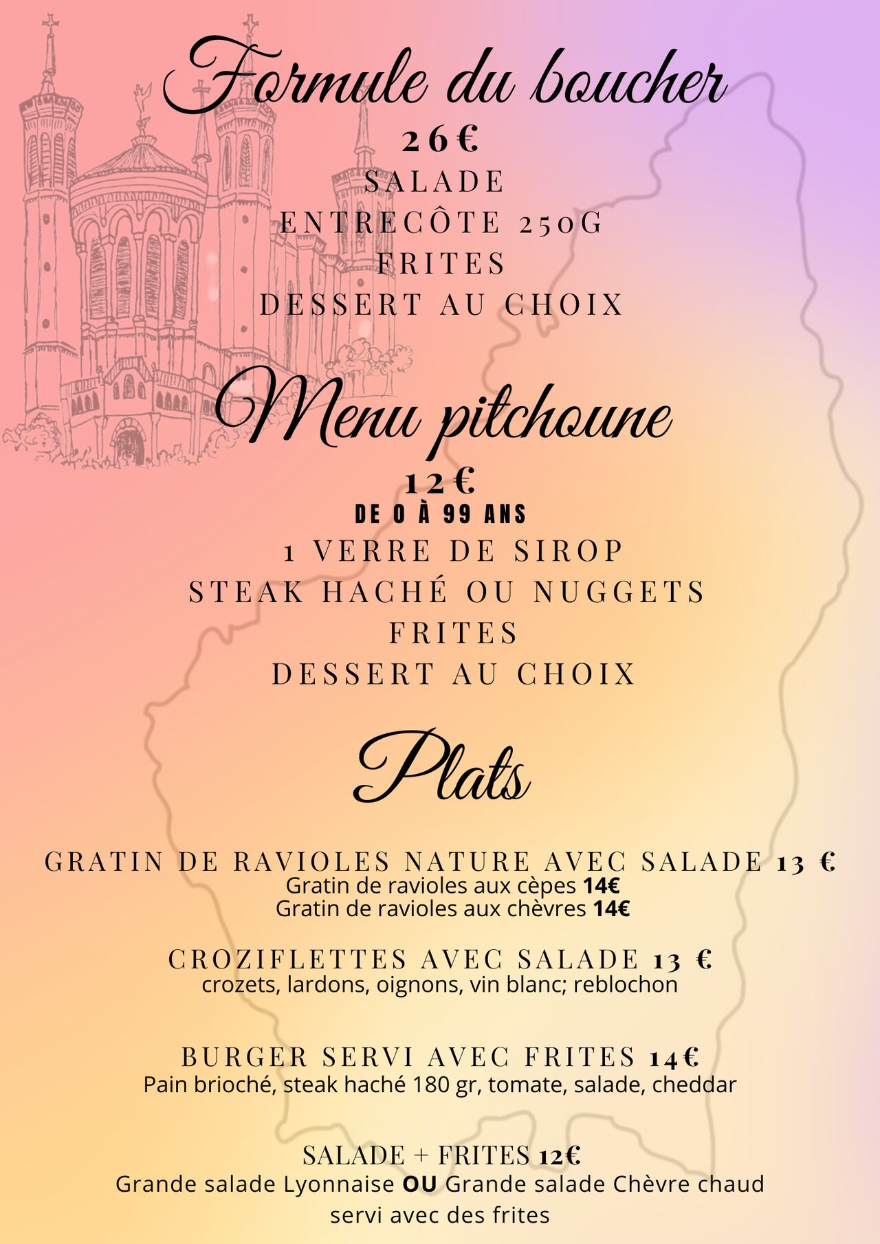 Formule, Pitchoune et Carte