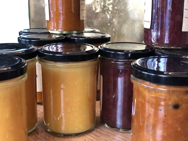 homemade chutneys und marmelade für zu hause