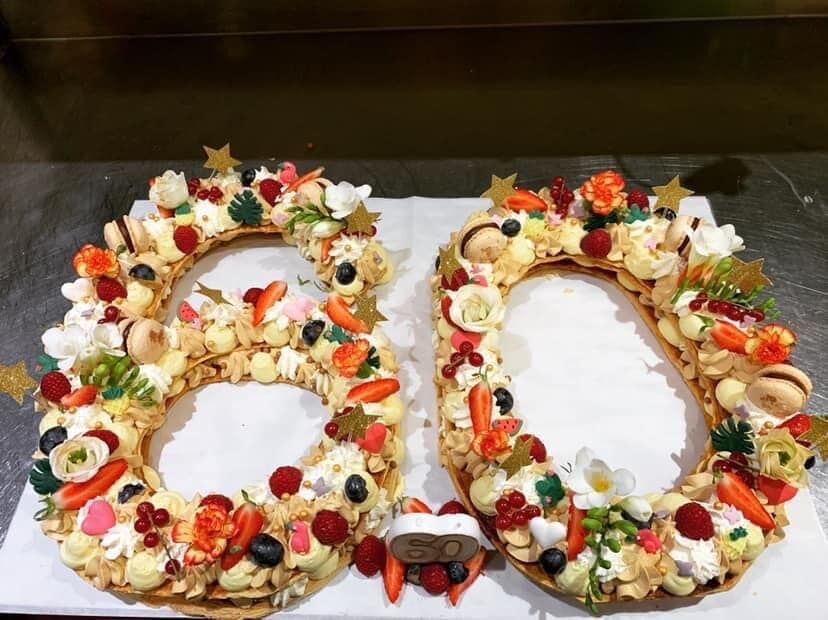 Number Cake Vanille/Caramel salé