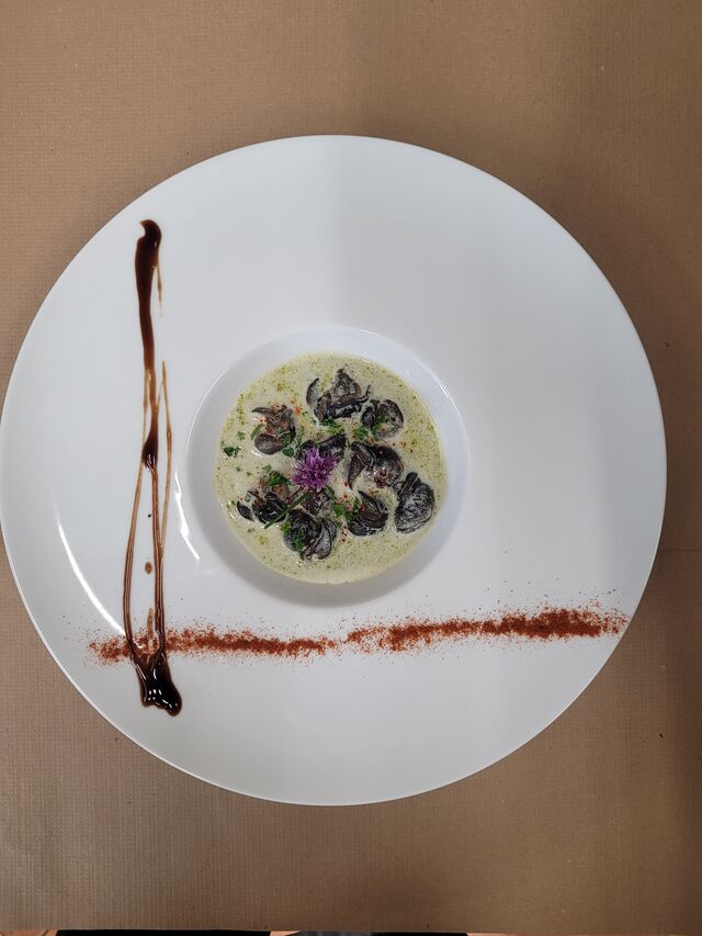 Nos Escargots Sauce Crème