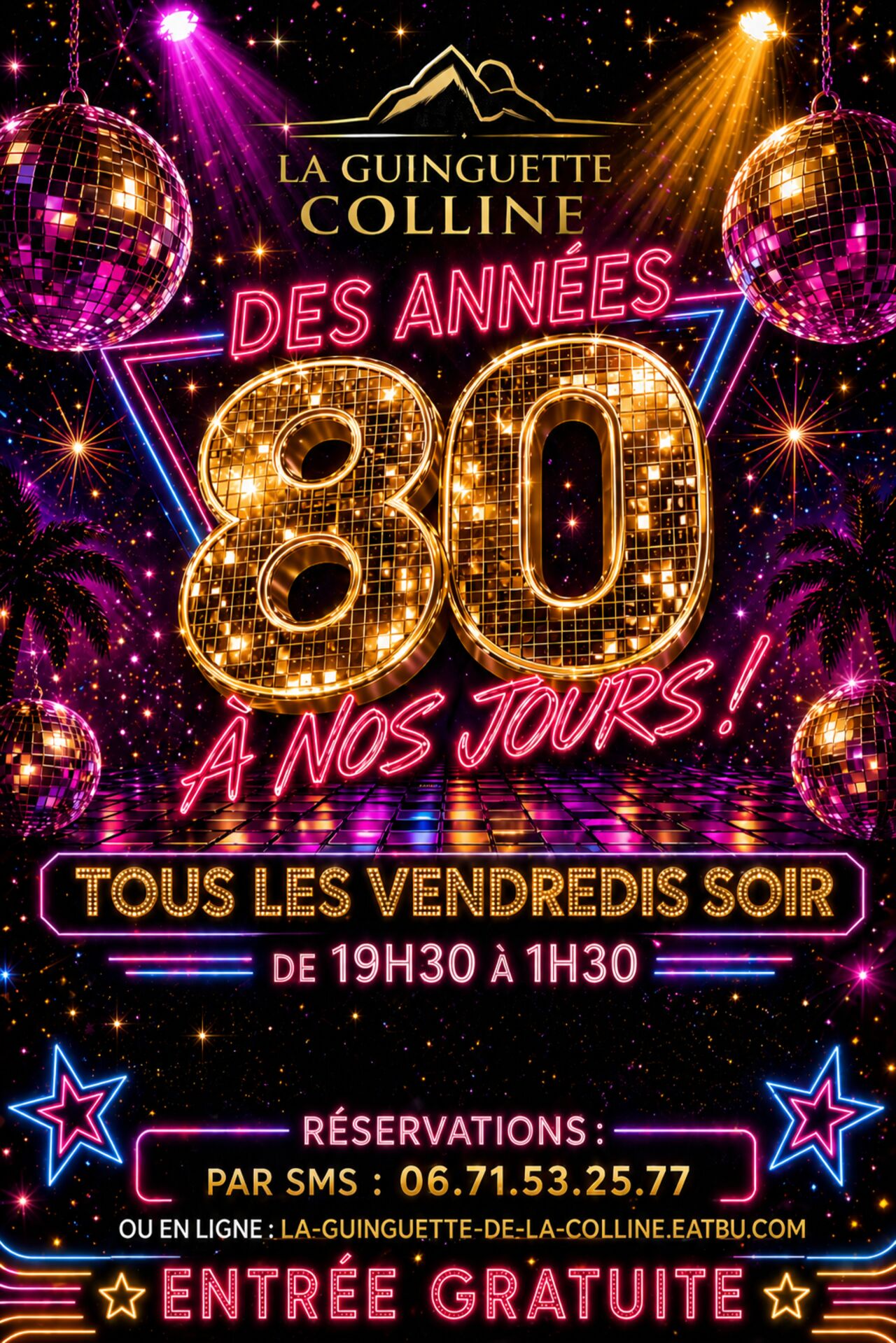 🎉✨ Soirée Années 80 à Aujourd’hui