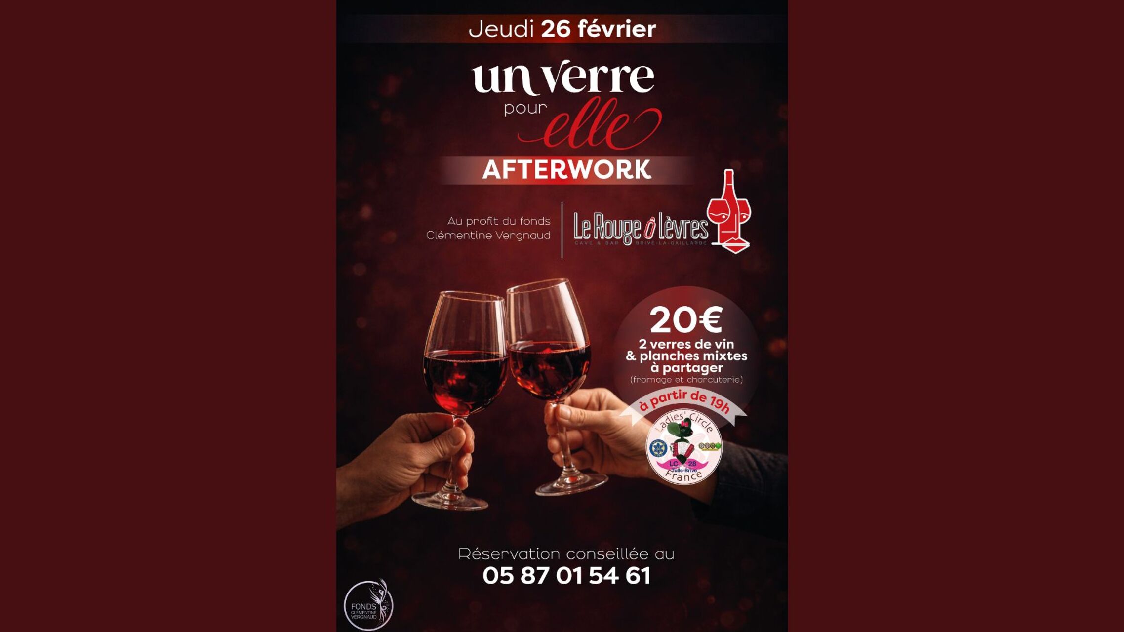 Jeudi 26 Février : After Work Ladies' Circle