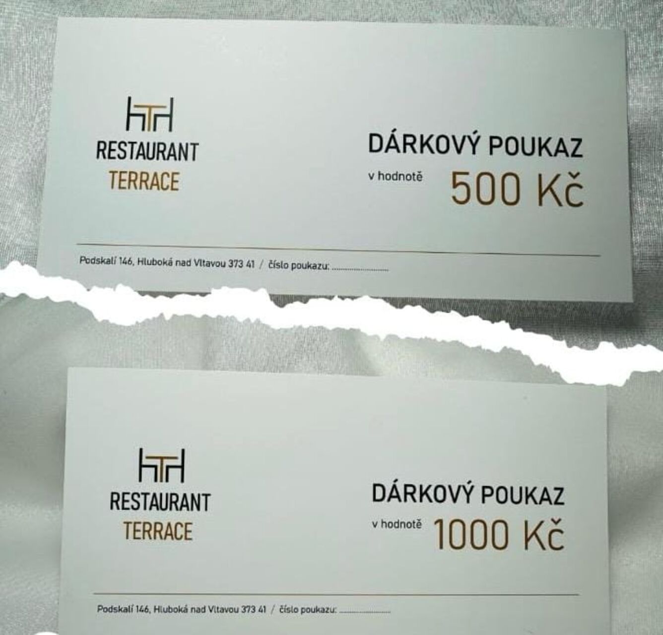 Možnost zakoupení poukázek