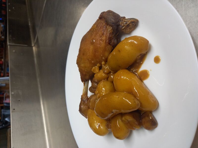 Cuisses de canard confite au cidre 