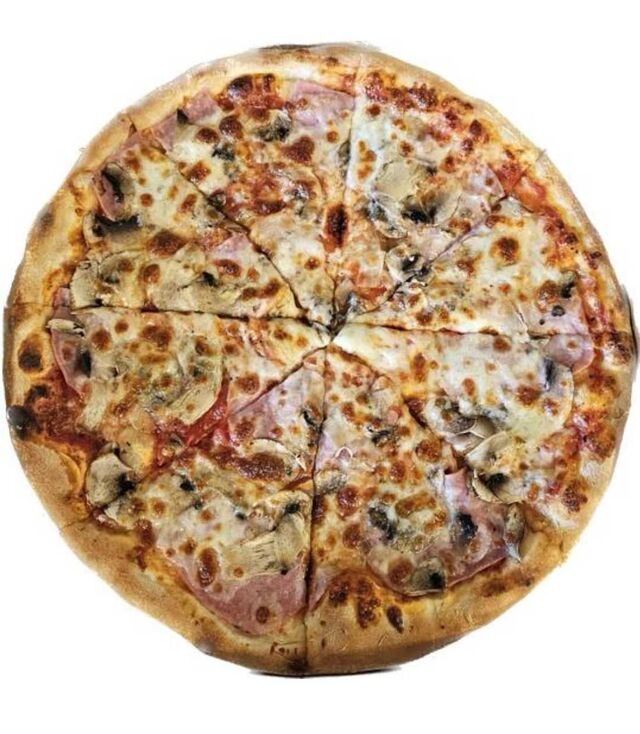 Pizza prosciutto e funghi