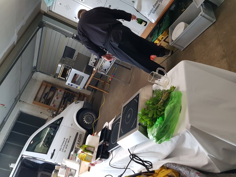 Abbau des Equipment beim Kunden