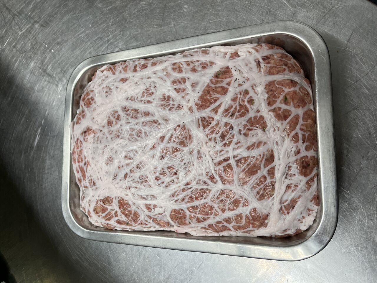Notre terrine toujours avant cuisson
