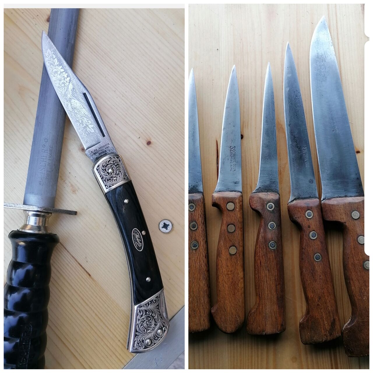 N'hésitez pas ! apportez moi vos couteaux les plus précieux 