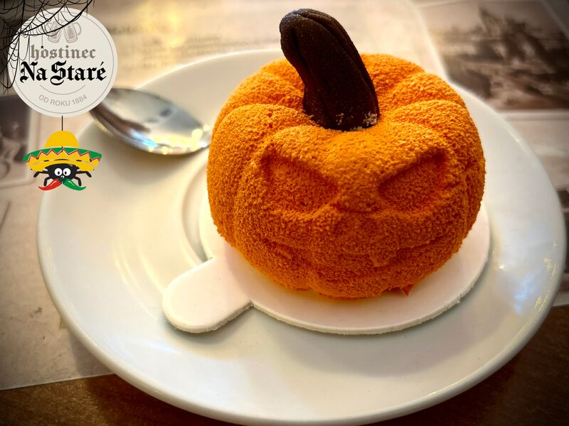 Dezert podzimní dýně s překvapením 