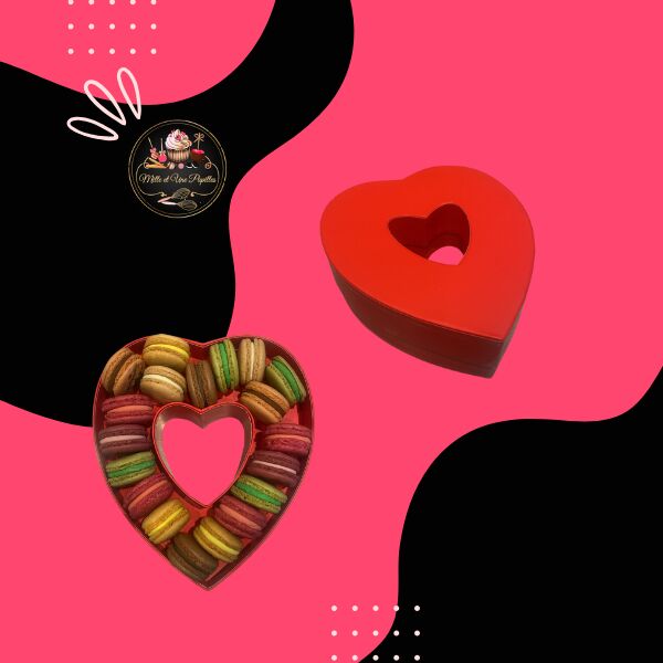 Coffret en forme de coeur par 19 