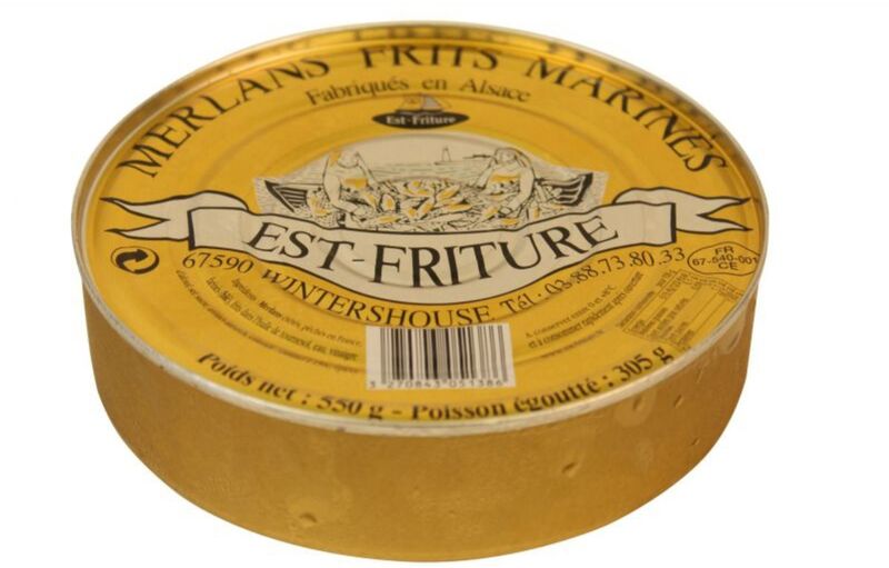 Boîte assiette Merlans frits 1/2L - 5,10€
