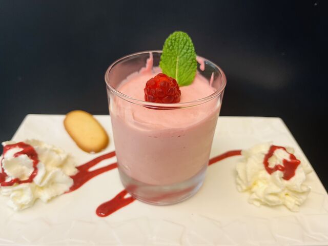 Mousse framboise 