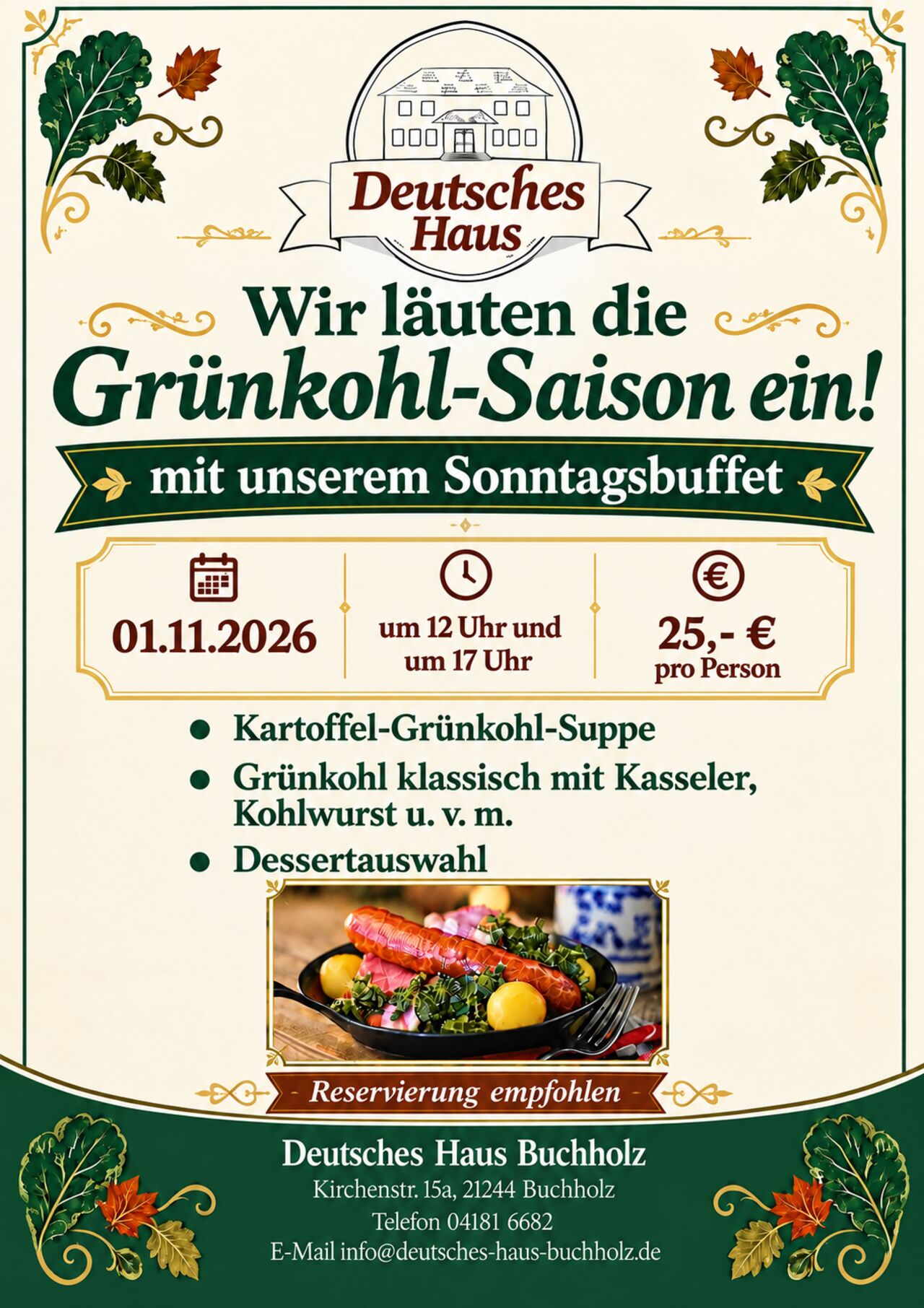 Große Sonntagsbuffets