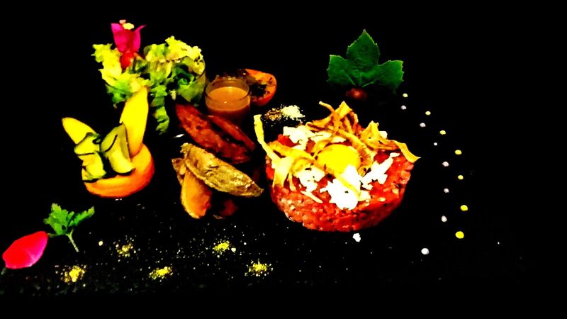 tartare de boeuf au pesto