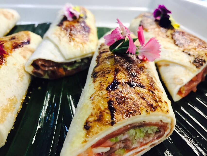 Fajitas de salmó fumat