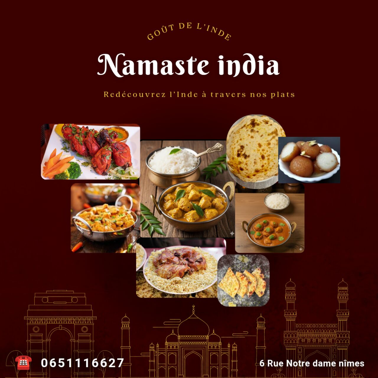 🙏 Namaste India - Saveurs indienne authentique