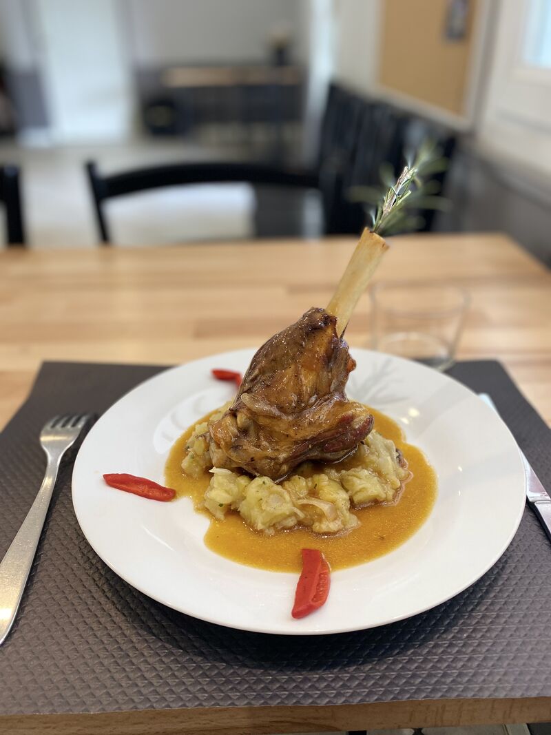 Souris d’agneau braisée 