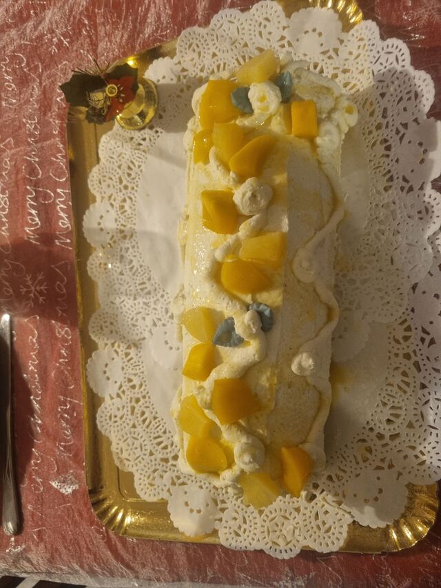 Bûche de Noël Mangue passion 