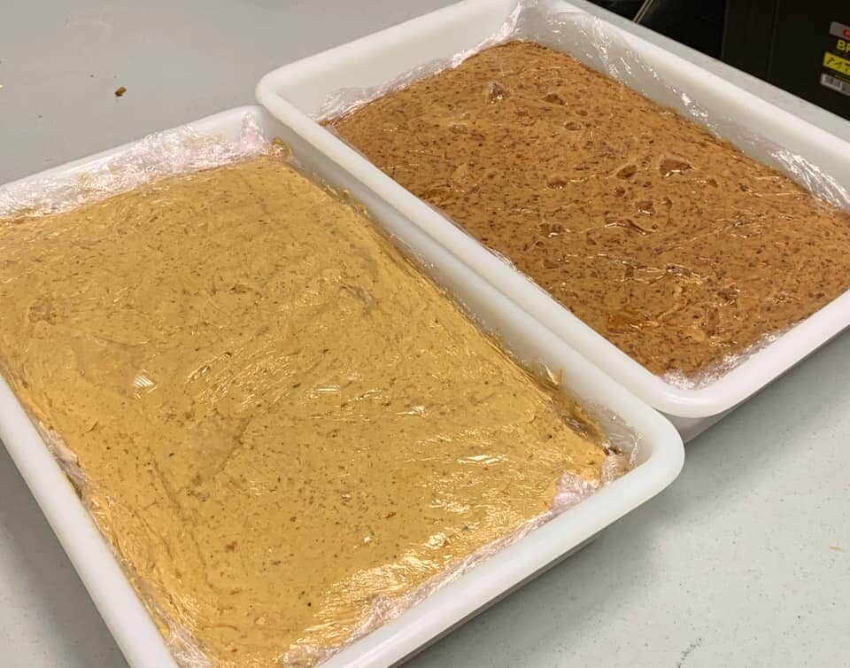 Nuestras Croquetas Caseras de Pollo Rustido y Jamón Iberico. 