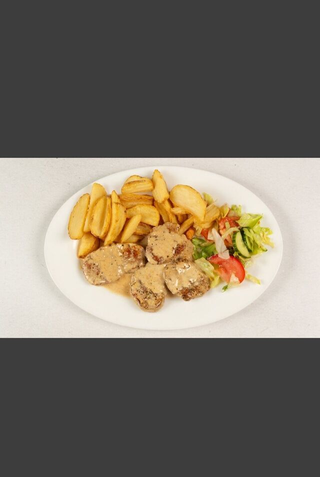 Vepřové medailonky na zeleném pepři