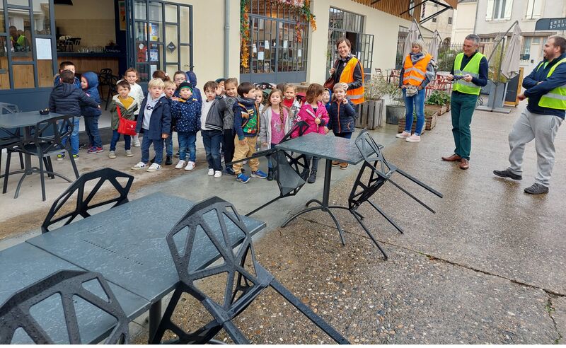 Visite des petits de l'école