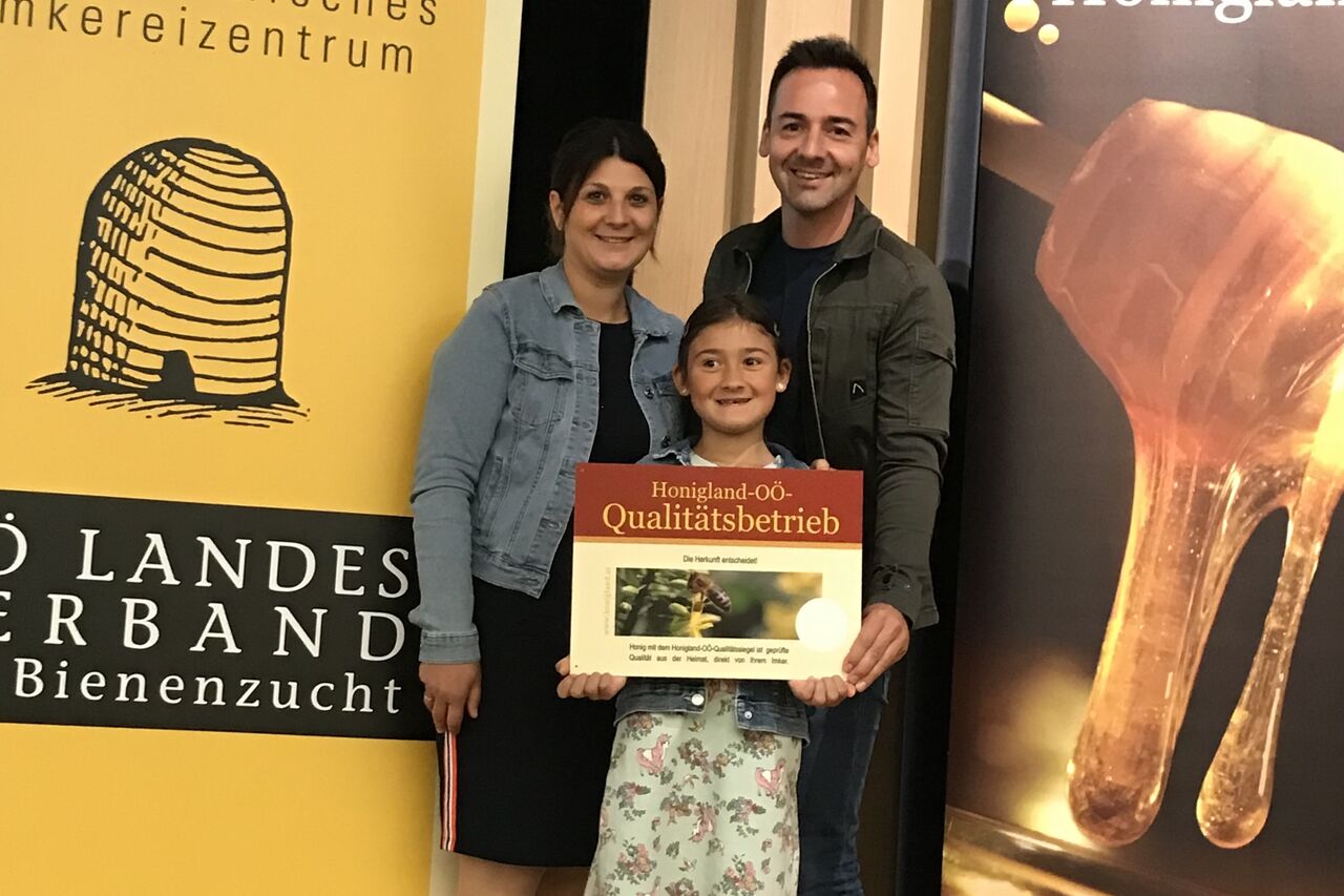 Auszeichnung "Honigland OÖ-Qualitätsbetrieb 2022"