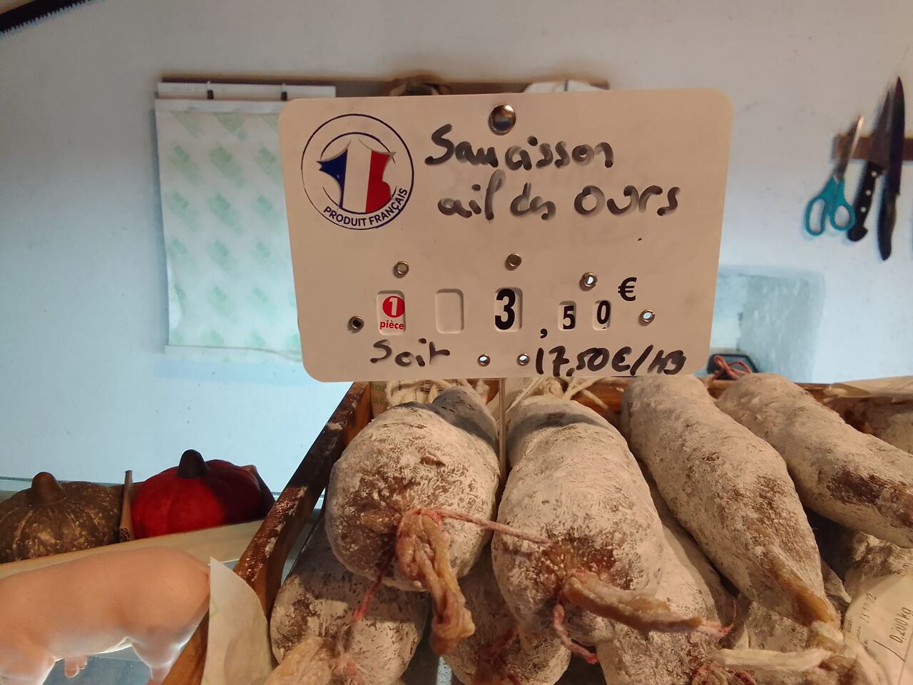 saucisson sec ail des ours