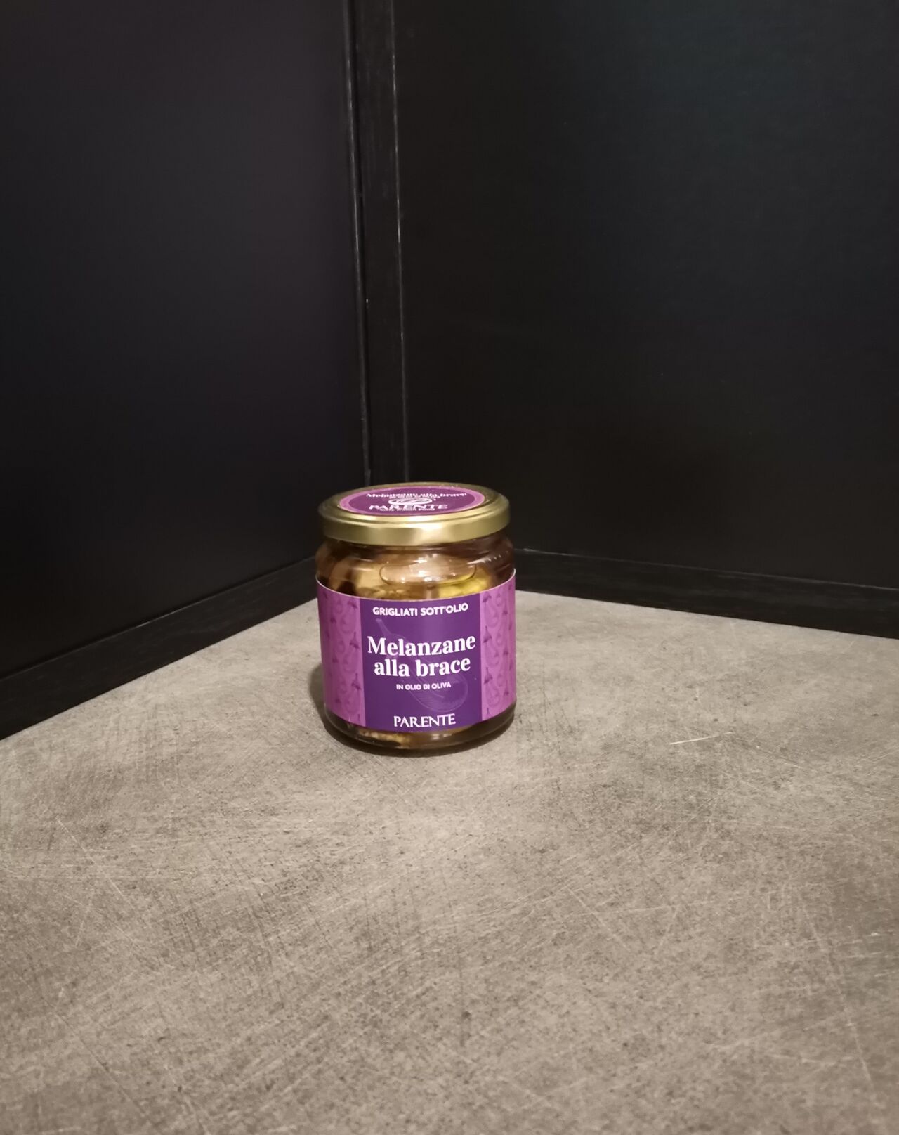 Aubergines grillées à l'huile d'olive 280g=8.50€ 