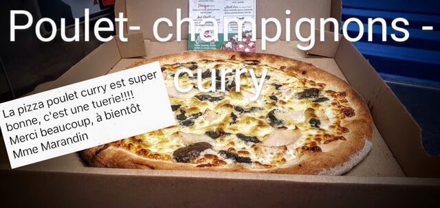 Pizza curry 