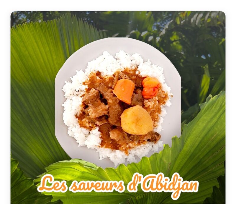 mafé avec viande de bœuf